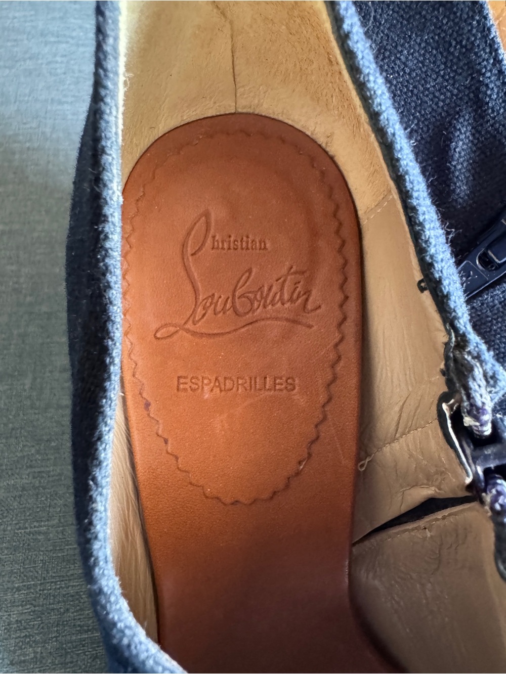 Christian Louboutin Espadrille Wedge Sandals size 6 - Picture 6 of 6